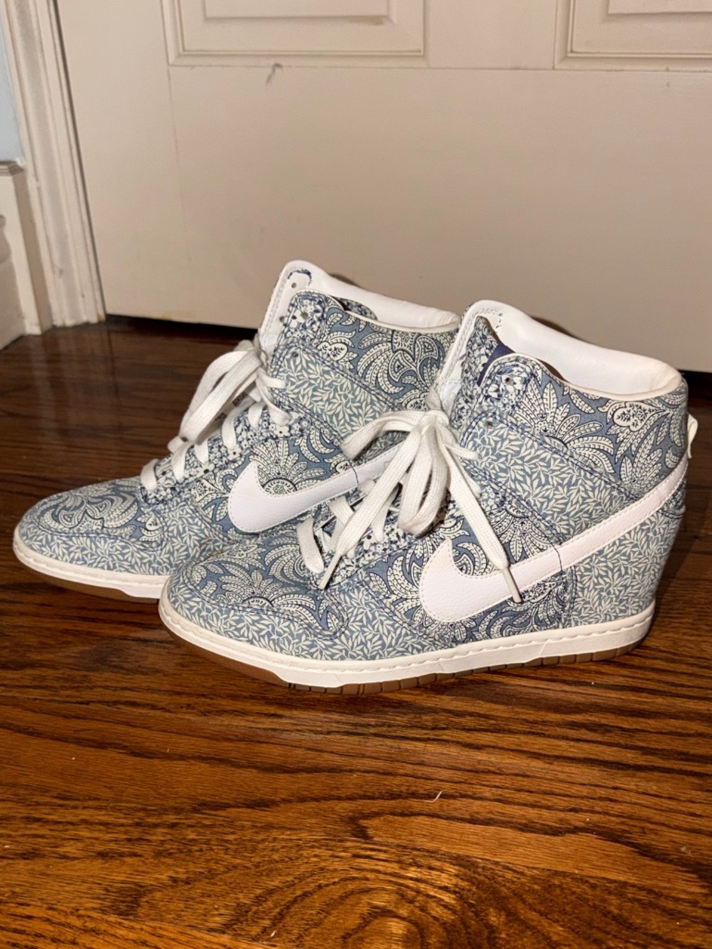 Nike Dunk Sky High x Liberty of London High-Top Wedge Sneakers